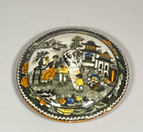 Staffordshire Salopian Pearlware Sugar Bowl Oriental Pagoda Village
