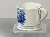 Staffordshire Pearlware Blue Transfer Children’s Mug Men On A Boat BB#113