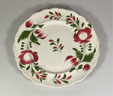 Staffordshire Set Of 6 Early Adam’s Rose Dinner Plates