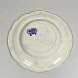 Historical Staffordshire Blue Plate Winter View of Pittsfield Massachusetts