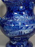 Historical Staffordshire Erie Canal Wash Pitcher