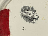 Historical Staffordshire Black Transfer Near Fishkill Hudson River Plate