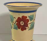 Staffordshire Enamel Decorated Floral Spill Vase