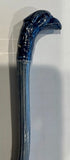 Staffordshire Blue Transfer Italian Scenery Gravy Tureen Ladle Eagle Head CAB