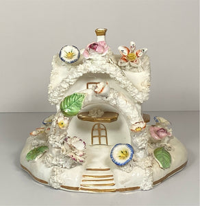 Staffordshire 2 Piece Cottage Pastille Burner With Arch