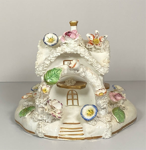 Staffordshire 2 Piece Cottage Pastille Burner With Arch