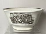 Historical Staffordshire William Penns Treaty With The Indians Waste Bowl