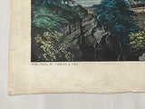 Original Currier & Ives Print Indian Town River St. John N.B Canada