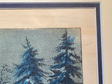 Original Currier & Ives Print Skating Scene Moonlight Best 50 Small Folio