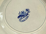 Historical Staffordshire Blue City Hotel New York Plate