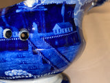 Historical Staffordshire Landing Of Lafayette Pierced Basket And Tray 1825