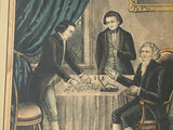 PB6 Original Currier & Ives Type Print Kellogg Prodigal Son Receiving His Patrimony