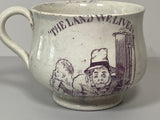 Staffordshire Childs Mug or Cup Love And Beauty The Land We Live In