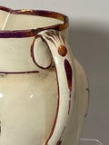 Staffordshire Creamware Liverpool War Of 1812 Pitcher Commadore Bainbridge And Lawrence