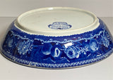 Historical Staffordshire Blue Beaded Rim Bowl Warleigh House Select Views
