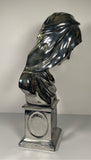 Staffordshire Silver Resist Lusterware Large Figure Bust of Woman