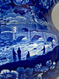 Historical Staffordshire Erie Canal Wash Pitcher