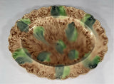 Staffordshire Creamware Whieldon Platter Molded Border