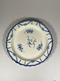 Staffordshire Blue Shell Edge Pearlware Dinner Plates Set of 4