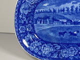 Historical Staffordshire Small Platter Chillicothe Ohio With Cows KB