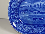 Historical Staffordshire Small Platter Chillicothe Ohio With Cows KB