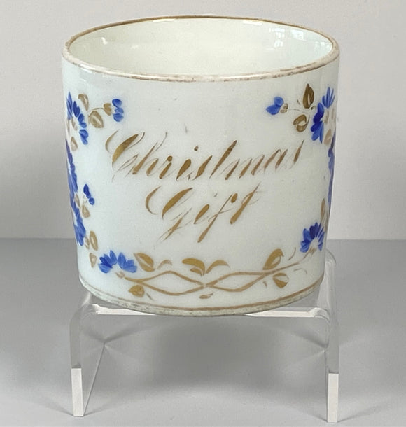 English Porcelain Child’s Mug Christmas Gift Floral