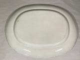 Staffordshire Pink Transferware Platter Bologna Pattern Gondola