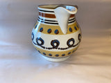 Staffordshire Mochaware Mocha Pitcher Cats Eye and Earthworm