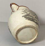 Staffordshire Creamware Liverpool War Of 1812 Pitcher Decator And Lawrence