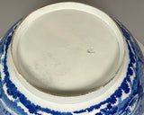 Historical Staffordshire Blue Boston State House Bowl and Pitcher Set