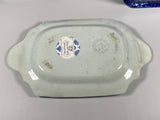 Historical Staffordshire Landing of Lafayette Gravy Tureen and Tray