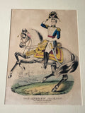 Original N. Currier & Ives Print General Andrew Jackson Hero of New Orleans