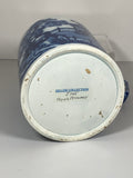 Staffordshire Pearlware Blue Transfer Chinoiserie Flying Pennant  Cider Mug