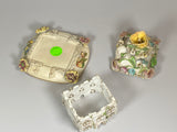 Staffordshire Cottage Pastille Burner 3 Pieces