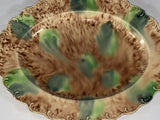 Staffordshire Creamware Whieldon Platter Molded Border