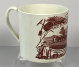 Staffordshire Children’s Mug He By The Plough Farming BB#35