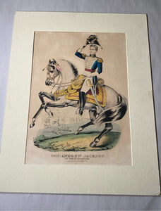 Original N. Currier & Ives Print General Andrew Jackson Hero of New Orleans