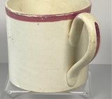 Staffordshire Creamware Children’s Mug Make Hay While The Sun Shines #BB42