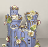 Staffordshire Lilac Pastille Burner Large Castle 2 Piece
