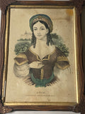 PB5 Original Currier & Ives Print “Asia”