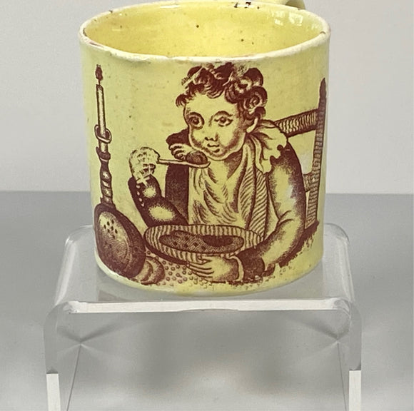 Staffordshire Canary Children’s Mug Christmas Pie BB#64