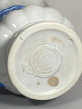 Staffordshire Ironstone Blue Wheat Creamer