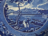 Historical Staffordshire Fairmount Near Philadelphia Beaded Rim Bowl