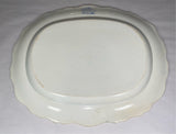 Historical Staffordshire Blue Platter Newburgh Hudson River