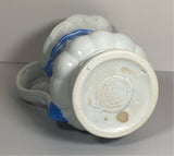 Staffordshire Ironstone Blue Wheat Creamer