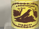Staffordshire Canary Children’s Mug A Nightingale For Eliza BB#59