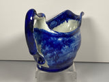 Historical Staffordshire Blue Creamer Catskill Mountains Hudson River LC2