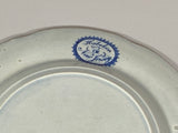 Historical Staffordshire Blue Plate Hoboken New Jersey By Stubbs