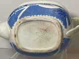 Historical Staffordshire Teapot City Hall New York By Stubbs