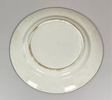 Historical Staffordshire Landing Of The Pilgrims Plate Variant Black Transfer